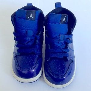 Patent leather Jordan's